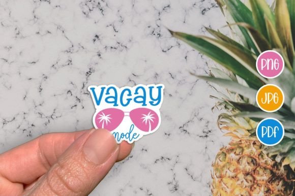 Download Vacay Mode PNG | Summer Sticker PNG - Summer sticker png Collection