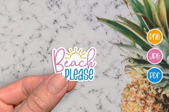 Download Beach Please PNG, Summer Sticker PNG - Summer sticker png Collection