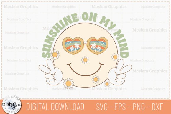 Download Sunshine on My Mind - Retro Summer SVG - Retro summer svg Collection