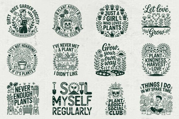 Download Plant Lover SVG Bundle, Gardening Quotes - Gardening quotes Collection